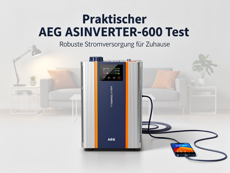 AEG ASINVERTER-600 Test: Robuster Wechselrichter für zuverlässige Stromversorgung zuhause