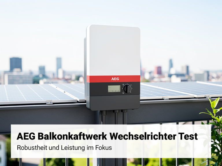 Testbericht zum AEG Balkonkraftwerk Wechselrichter mit Fokus auf Robustheit und Leistung