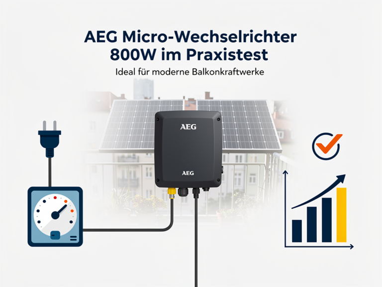 AEG Micro-Wechselrichter 800W im Praxistest für Balkonkraftwerke AEG Micro-Wechselrichter 800W im Praxistest für effiziente Balkonkraftwerke