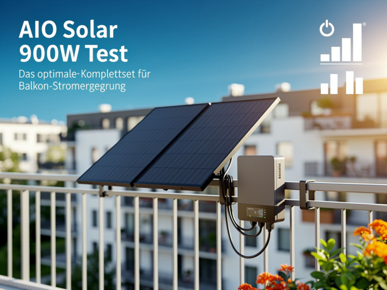 AIO Solar 900W Test: Effektives Komplettset für Balkon-Stromerzeugung ideal für Anfänger