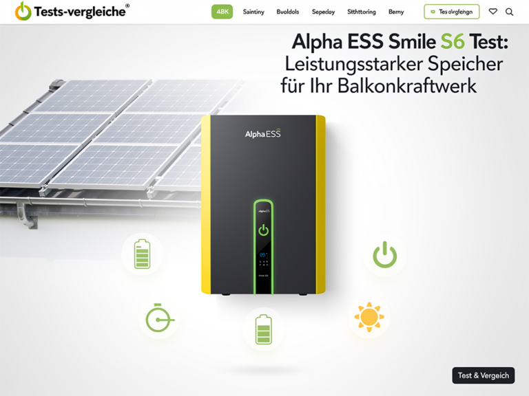 Alpha ESS Smile S6 Test als leistungsstarker Speicher für Balkonkraftwerke