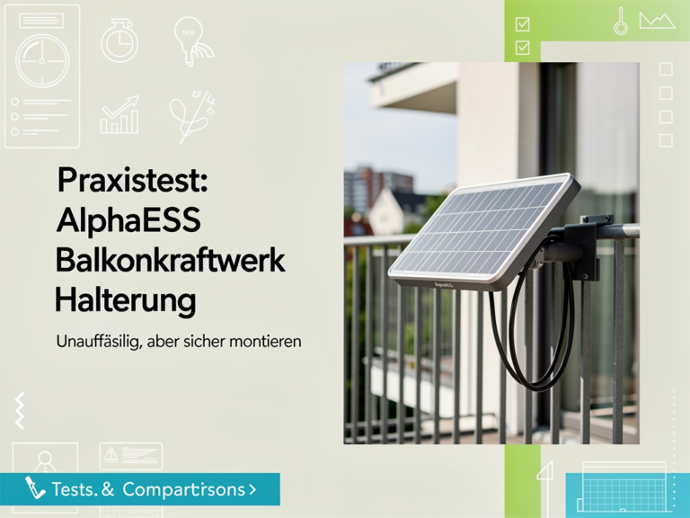 Praxistest der AlphaESS Balkonkraftwerk Halterung: Unauffällig, aber sicher montieren Praxistest der AlphaESS Balkonkraftwerk Halterung für sichere und unauffällige Montage