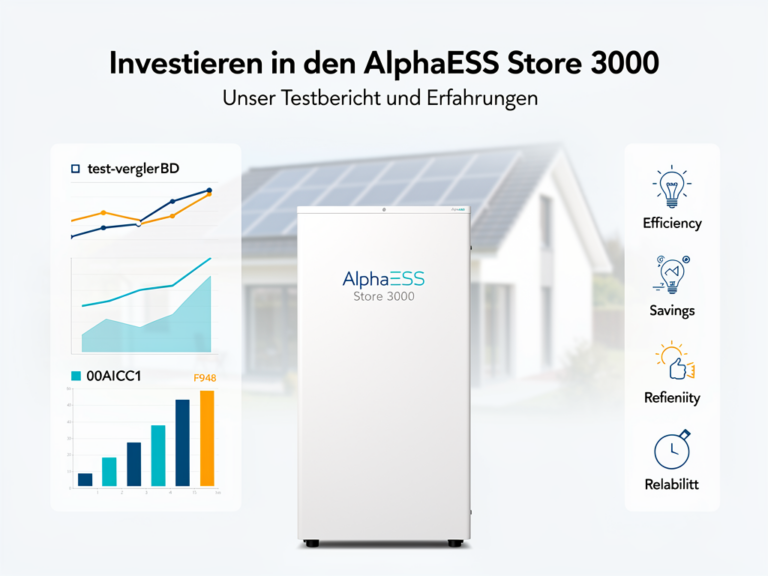 AlphaESS Store 3000 Testbericht zur Effizienz von Balkonkraftwerk-Speichern