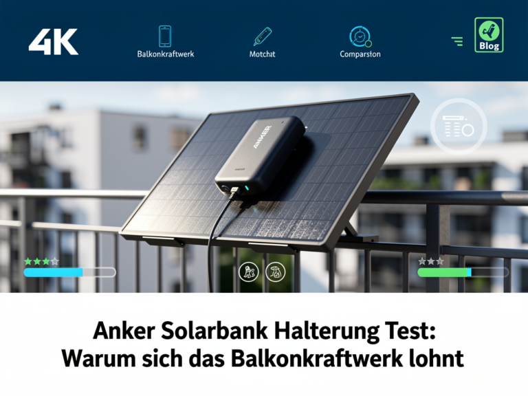 Anker Solarbank Halterung Test zeigt Vorteile der effizienten Balkonkraftwerk-Lösung
