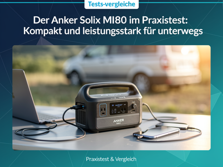 Der Anker Solix MI80 im Praxistest: Kompakt und leistungsstark für unterwegs Anker Solix MI80 im Praxistest: kompakt und leistungsstark für Solarenergie unterwegs