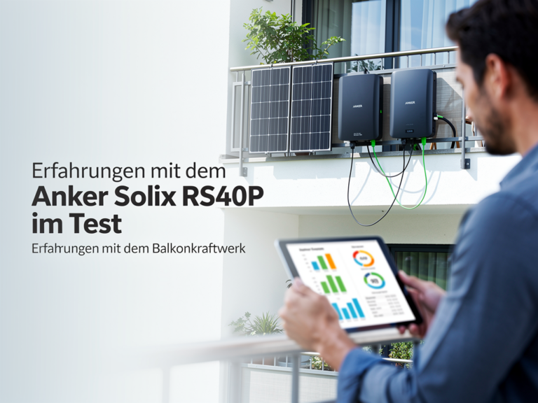 Erfahrungen mit dem Anker Solix RS40P Test und Balkonkraftwerk im Einsatz