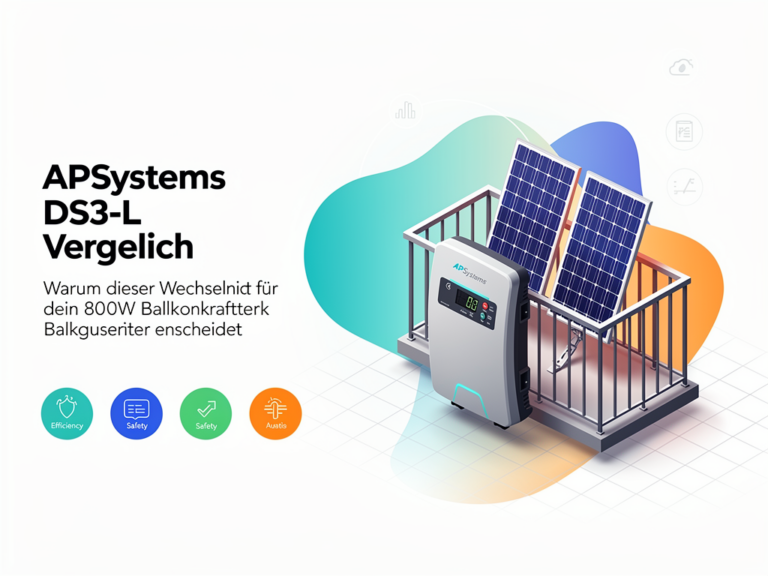 APSystems DS3-L Vergleich: Warum dieser Wechselrichter für dein 800W Balkonkraftwerk entscheide APSystems DS3-L Vergleich für 800W Balkonkraftwerke mit hoher Effizienz und einfacher Installation