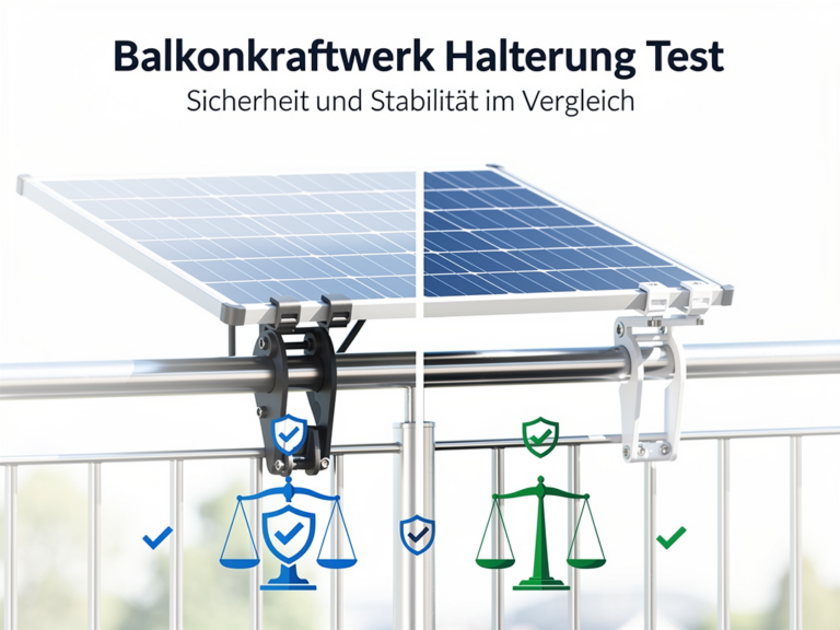 Balkonkraftwerk Halterung Test: Vergleich von Stabilität und Sicherheit der Modelle