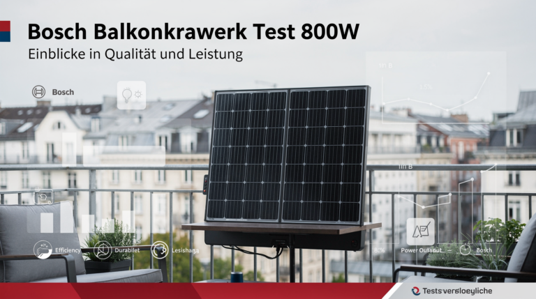 Bosch BKK Balkonkraftwerk 800W Testbericht zur Qualität und Leistung