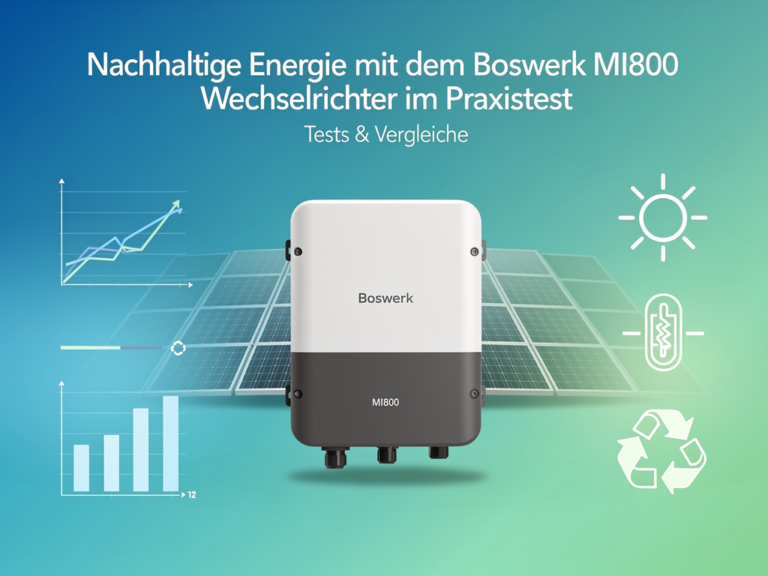 Bosswerk MI800 Wechselrichter im Praxistest für nachhaltige Energiegewinnung