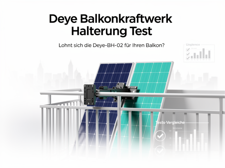 Deye Balkonkraftwerk Halterung Test