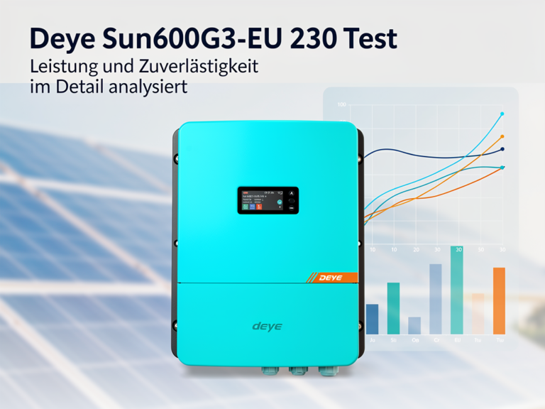 Deye Sun600G3-EU-230 Wechselrichter im Test zur Leistung und Zuverlässigkeit