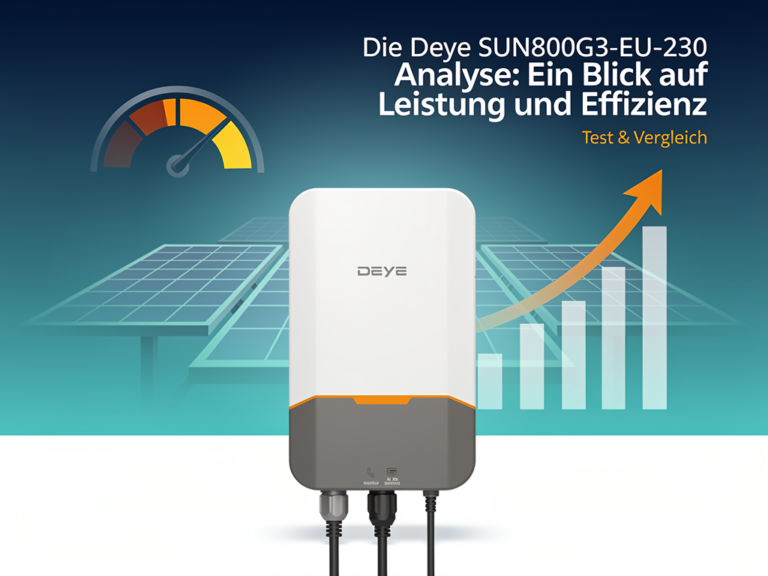 Deye SUN800G3-EU-230 Wechselrichter Analyse zur Leistung und Effizienz
