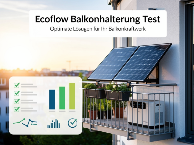Ecoflow Balkonhalterung Test für optimale Lösungen in Balkonkraftwerken