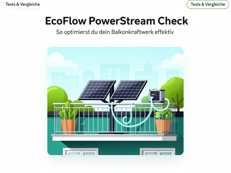 EcoFlow PowerStream Check zur effizienten Optimierung deines Balkonkraftwerks