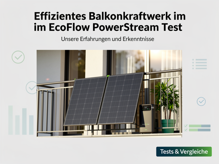 Effizientes Balkonkraftwerk im EcoFlow PowerStream Test: Unsere Erfahrungen und Erkenntnisse Testbericht über das EcoFlow PowerStream Balkonkraftwerk mit Erfahrungen und Erkenntnissen