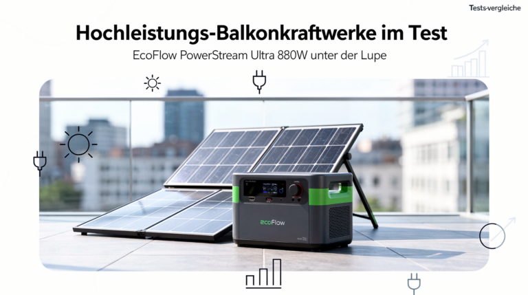 EcoFlow PowerStream Ultra 880W im Vergleich zu anderen Balkonkraftwerken