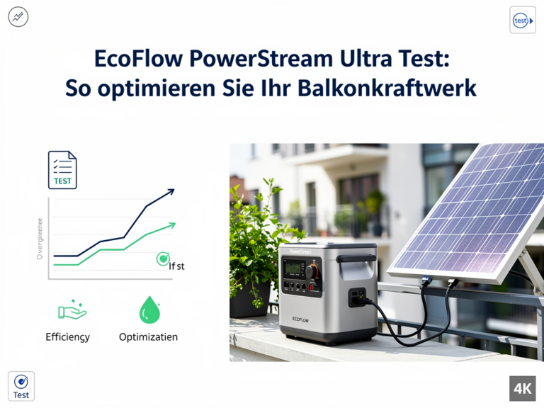 EcoFlow PowerStream Ultra im Test zur Optimierung von Balkonkraftwerken
