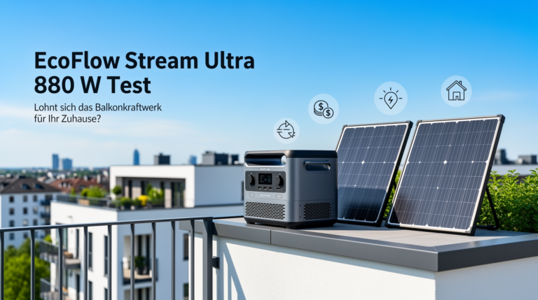 EcoFlow Stream Ultra 880 W Test für Balkonkraftwerke im Überblick