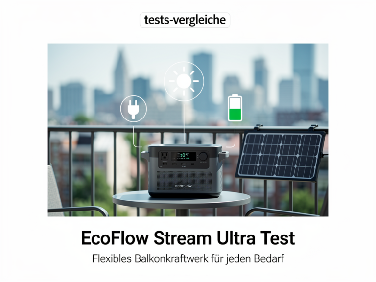EcoFlow Stream Ultra Test: flexibles und leistungsstarkes Balkonkraftwerk für Haushalte