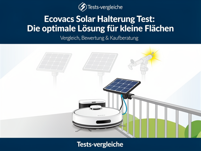 Ecovacs Solar Halterung Test für effiziente Solarpanel-Nutzung auf kleinen Flächen