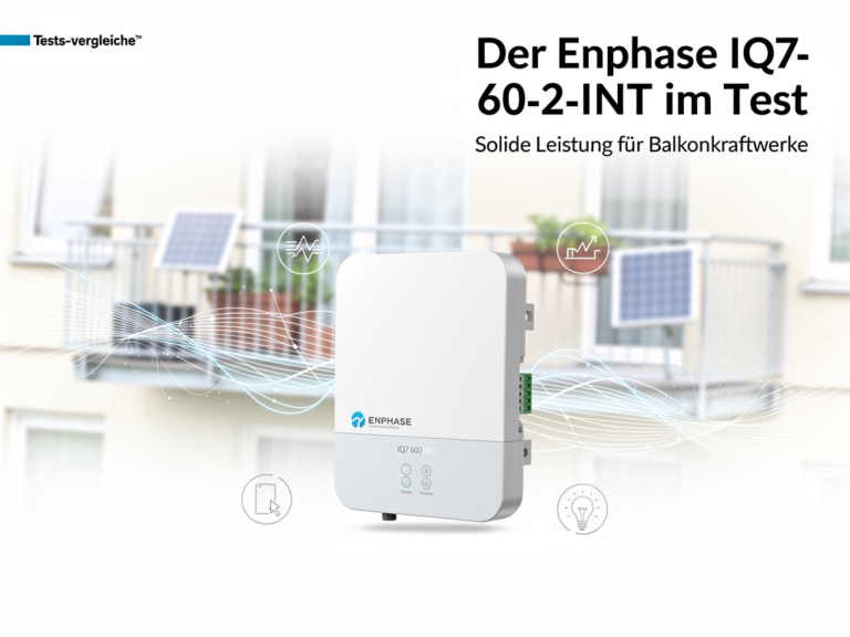 Enphase IQ7-60-2-INT Testbericht zu Balkonkraftwerken Erfahrungen und Leistung