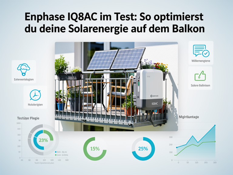 Enphase IQ8AC Mikro-Wechselrichter im Test für effiziente Balkon-Solarenergie