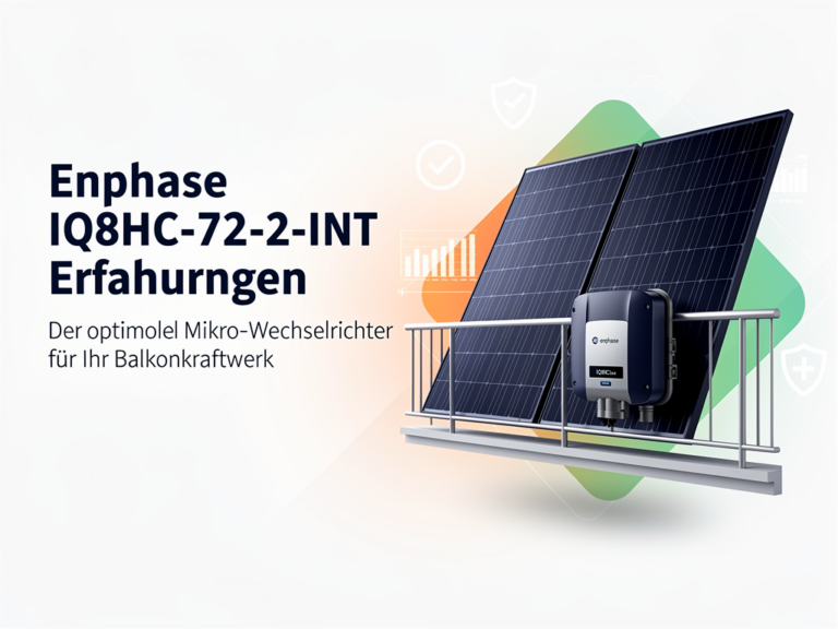 Illustration zum Thema Enphase IQ8HC-72-2-INT Erfahrungen