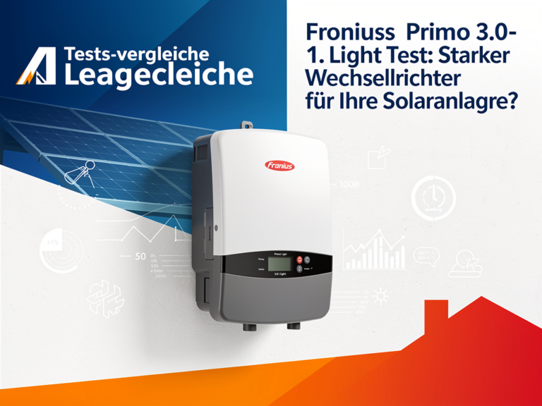 Fronius Primo 3.0-1 Light Test: Starker Wechselrichter für Ihre Solaranlage? Fronius Primo 3.0-1 Light Wechselrichter für effiziente Solaranlagen im Test