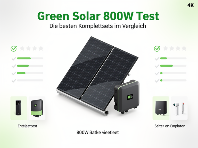 Green Solar 800W Test und Vergleich der besten Komplettsets für umweltbewusste Verbraucher