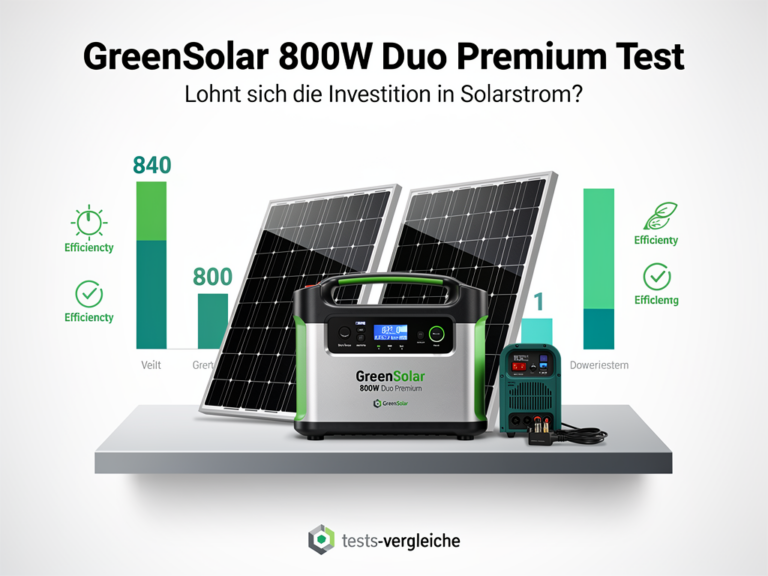 GreenSolar 800W Duo Premium Testbericht zur Wirtschaftlichkeit von Solarstrom