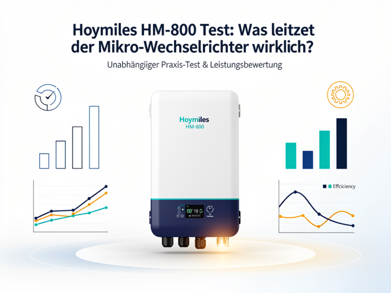 Hoymiles HM-800 Mikro-Wechselrichter im Test zu Leistung und Installation