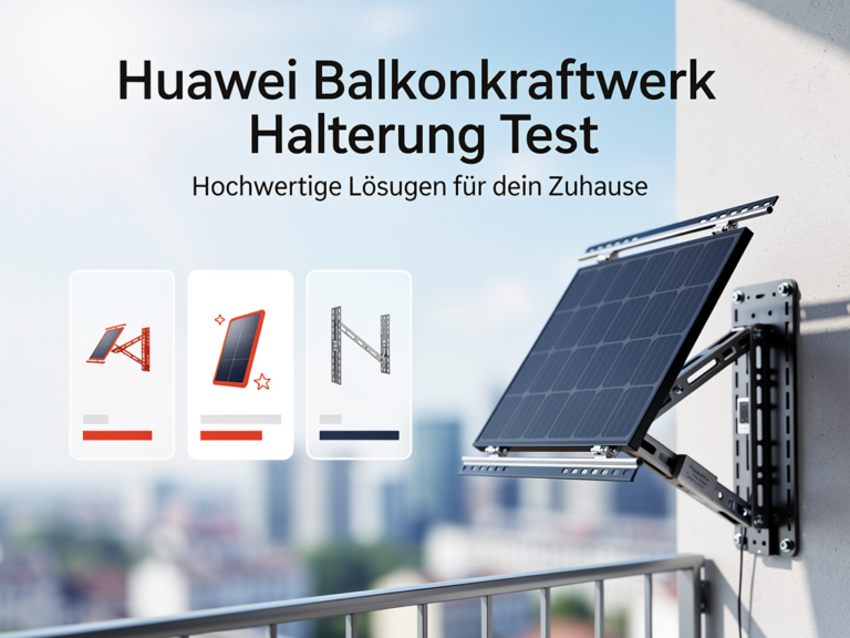 Huawei Balkonkraftwerk Halterung Test mit robusten Lösungen für eure Energiewende