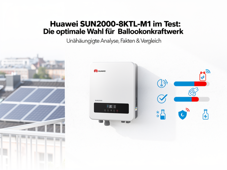 Huawei SUN2000-8KTL-M1 im Test: Die optimale Wahl für Ihr Balkonkraftwerk Testbericht zum Huawei SUN2000-8KTL-M1 für Balkonkraftwerke mit hoher Effizienz