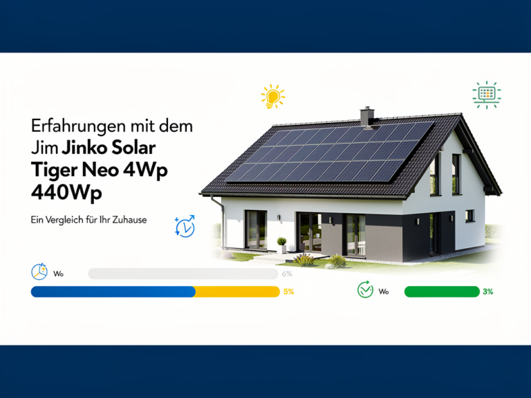 Erfahrungen mit dem Jinko Solar Tiger Neo 440Wp im Test und Vergleich