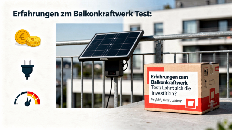 Erfahrungen zum Kaufland Balkonkraftwerk Test: Lohnt sich die Investition? Blick auf das Kaufland Balkonkraftwerk 600W im Test für nachhaltige Energieerzeugung