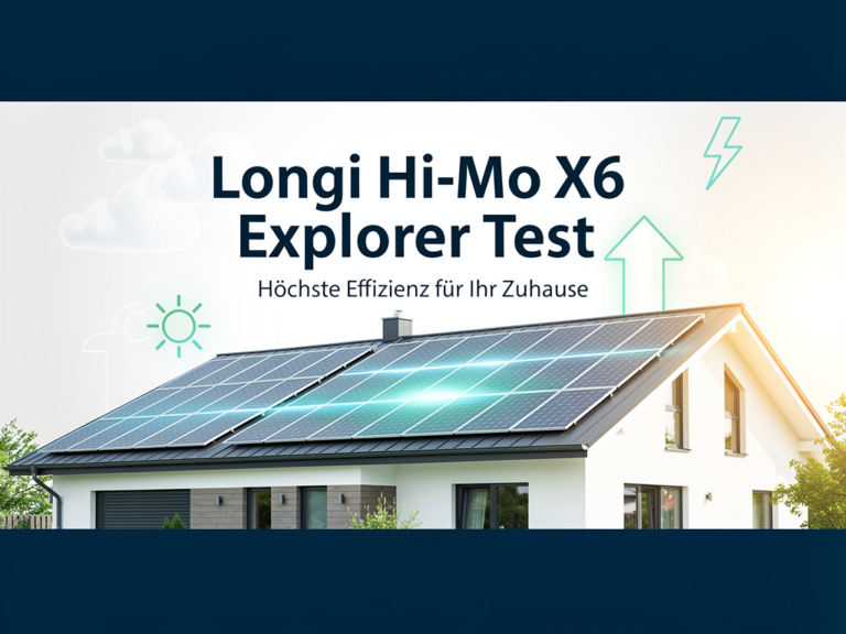 Longi Hi-Mo X6 Explorer Test für effiziente Solaranlagen im Selbstversuch