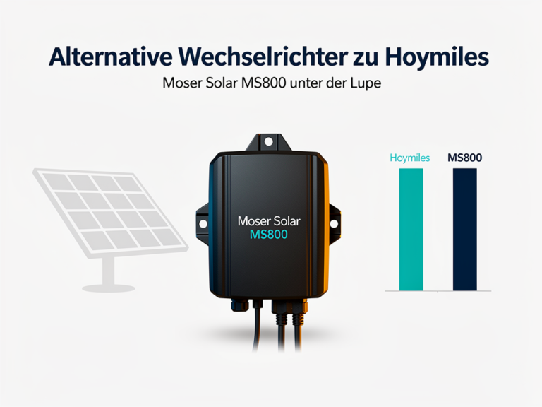 Moser Solar MS800 Wechselrichter als Alternative zu Hoymiles im Überblick
