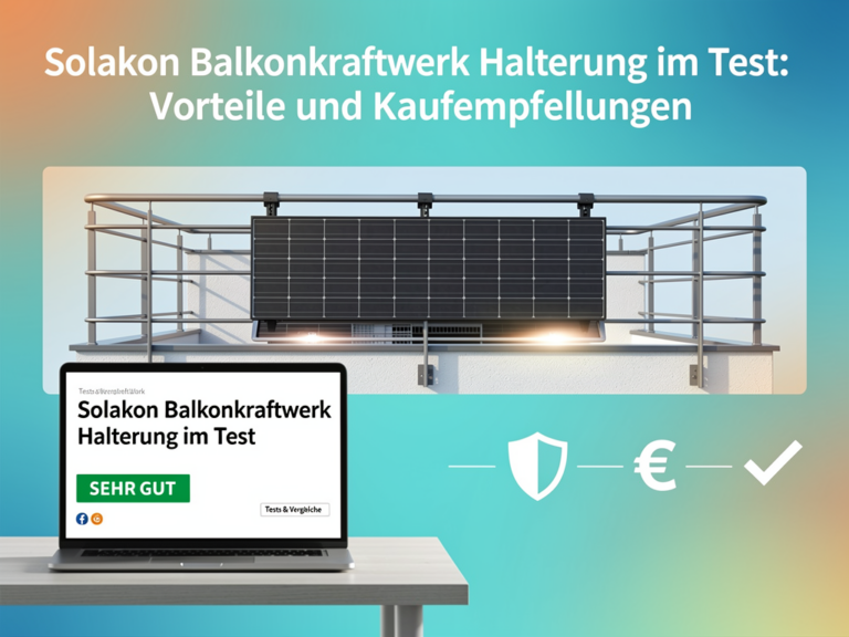 Solakon Balkonkraftwerk Halterung Test: Vorteile, Montage und Kaufempfehlungen