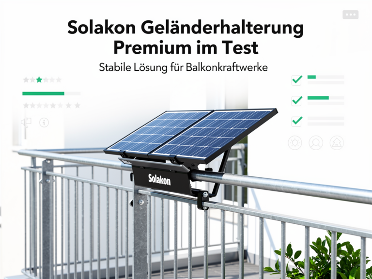 Solakon Geländerhalterung Premium Test