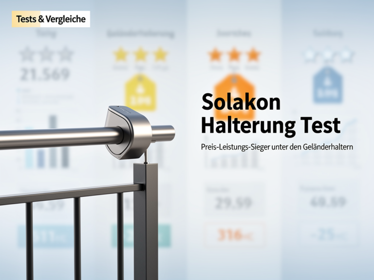 Illustration zum Thema Solakon Halterung Test