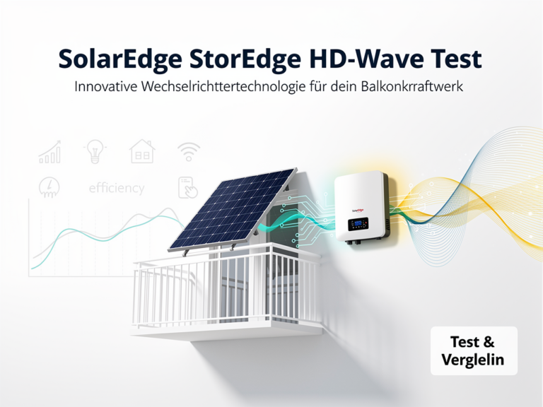 Solaredge StorEdge HD Wave Testbericht über innovative Wechselrichter für Balkonkraftwerke