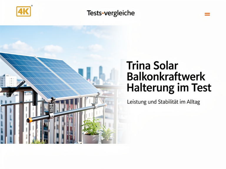 Trina Solar Balkonhalterung Test Stabilität und Montage im Alltag getestet