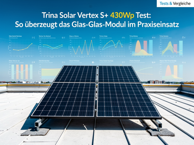 Trina Solar Vertex S+ 430Wp Test des effizienten Glas-Glas-Solarmoduls im Praxiseinsatz