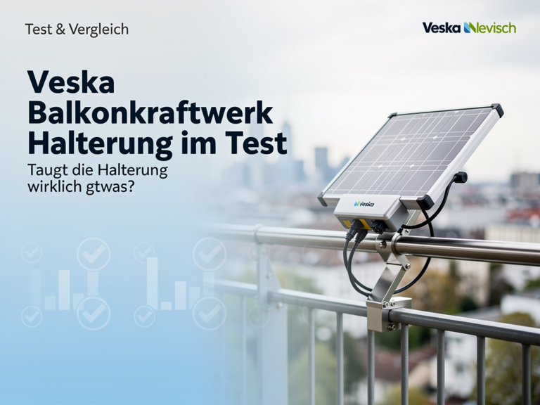 Veska Balkonkraftwerk Halterung VES-BKV-01 im Test für stabile Montage und einfache Installation
