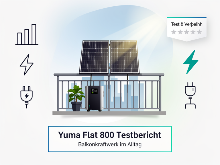 Yuma Flat 800 Testbericht: effizientes Balkonkraftwerk für Stadtwohnungen