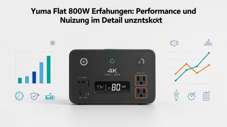 Yuma Flat 800W Erfahrungen zur Performance und Nutzung von Balkonkraftwerken