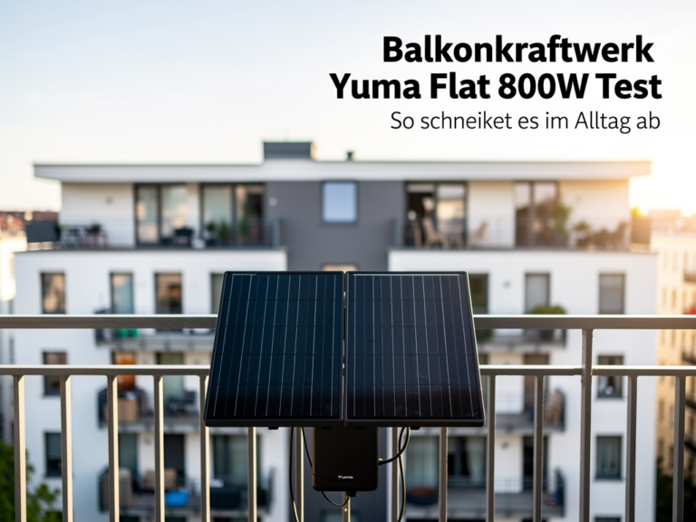 Yuma Flat 800W Test im Alltag: effiziente Energieerzeugung und einfache Installation