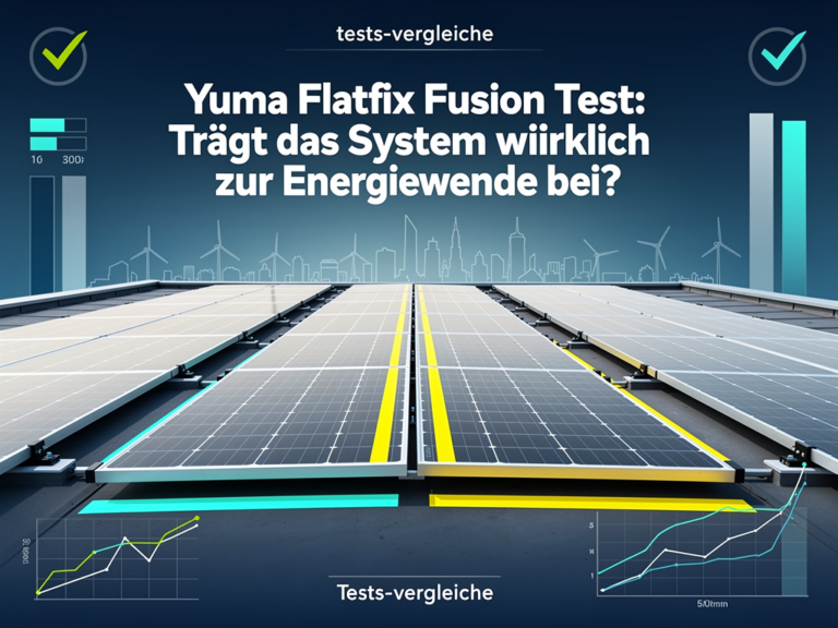 Yuma Flatfix Fusion Test: Effektive Lösung für Flachdach-Balkonkraftwerke zur Energiewende