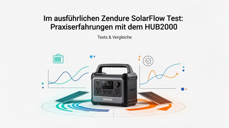 Zendure SolarFlow Test Erfahrungen mit dem HUB2000 und Solarmodulen